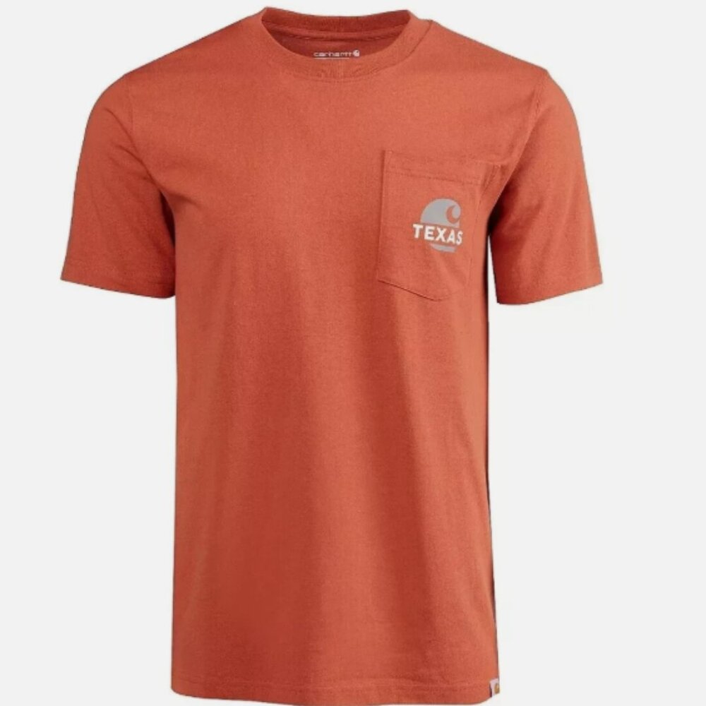 Carhartt Texas Men's T-Shirt LT Loose fit Heavyweight Pocket Short Sleeve NWT